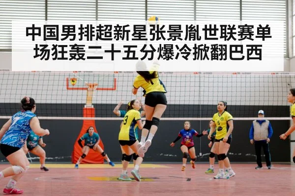 volleyball match action